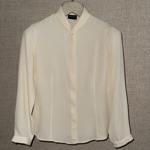 Giorgio Armani Ivory Blouse sz42